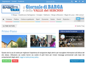 'giornaledibarga.it' screenshot