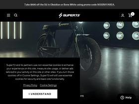 'super73.com' screenshot