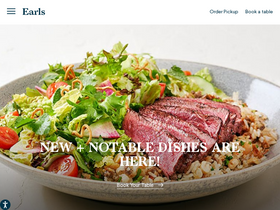 'earls.ca' screenshot