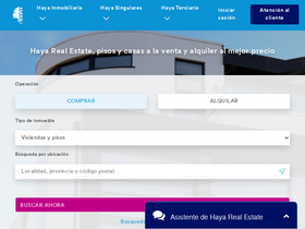 'haya.es' screenshot