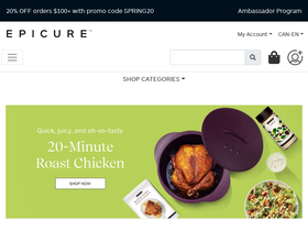'epicure.com' screenshot
