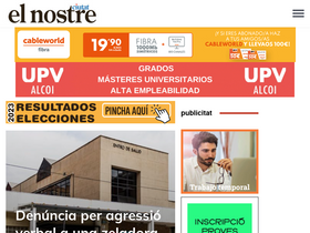 'elnostreciutat.com' screenshot