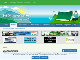'webcampista.com' screenshot
