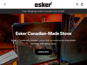 eskeroutdoors.ca homepage screenshot
