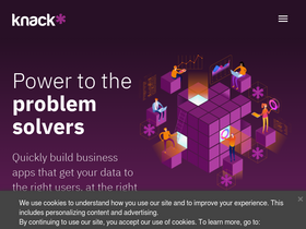 'knack.com' screenshot