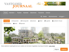 'vastgoedjournaal.nl' screenshot