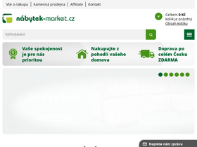 'nabytek-market.cz' screenshot