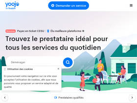 'yoojo.fr' screenshot