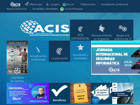 'acis.org.co' screenshot