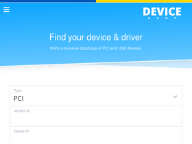 'devicehunt.com' screenshot
