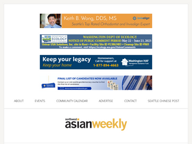 'nwasianweekly.com' screenshot