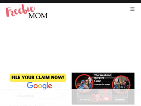'freebiemom.com' screenshot