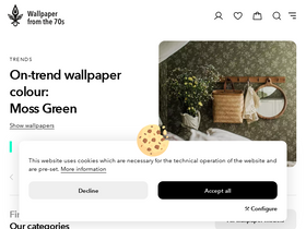 'wallpaperfromthe70s.com' screenshot