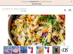 'cleananddelicious.com' screenshot