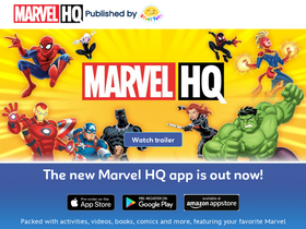 'marvelhq.com' screenshot