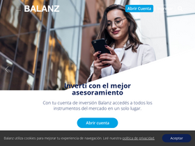 'clientes.balanz.com' screenshot