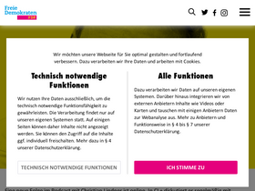 'fdp.de' screenshot
