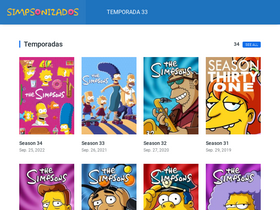 'simpsonizados.me' screenshot