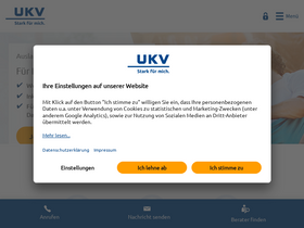 'ukv.de' screenshot