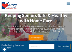 'caringseniorservice.com' screenshot