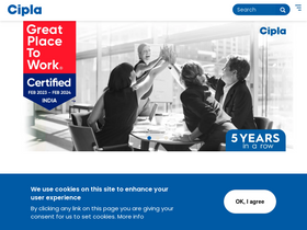 'cipla.com' screenshot