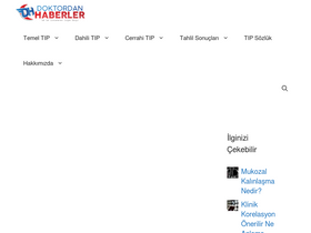 'doktordanhaberler.com' screenshot