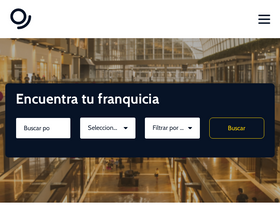 'quefranquicia.com' screenshot