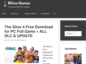 'rihnogames.com' screenshot