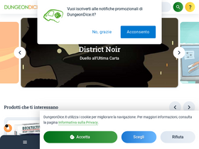 'dungeondice.it' screenshot
