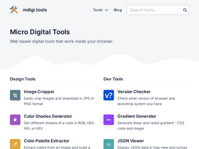 'mdigi.tools' screenshot