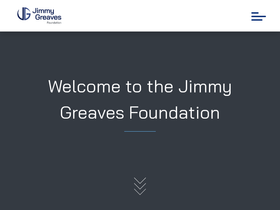 jimmygreaves.foundation homepage screenshot