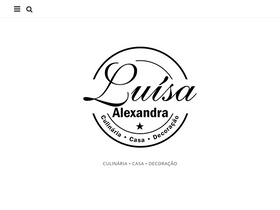 'luisaalexandra.com' screenshot