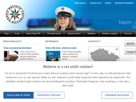 'policie.cz' screenshot