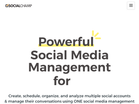 'socialchamp.io' screenshot