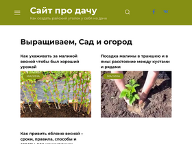 'sait-pro-dachu.ru' screenshot