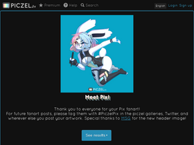 'piczel.tv' screenshot