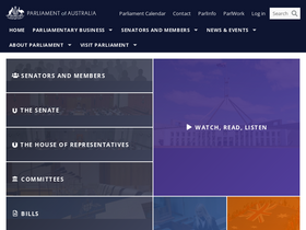 'aph.gov.au' screenshot