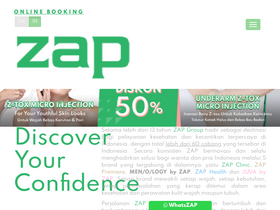 'zapclinic.com' screenshot