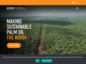 'rspo.org' screenshot