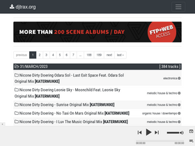 'djtrax.org' screenshot