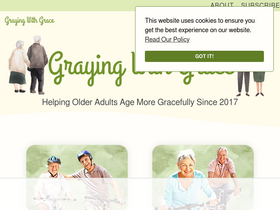 'grayingwithgrace.com' screenshot
