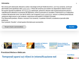 'meteoindiretta.it' screenshot