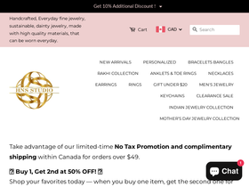 HNS Studio website screenshot