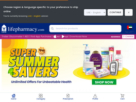 'lifepharmacy.com' screenshot