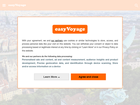 'easyvoyage.co.uk' screenshot