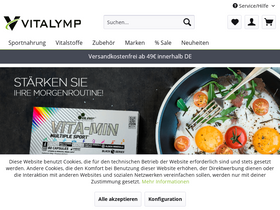 Vitalymp homepage screenshot