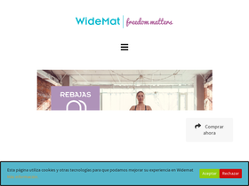 'widemat.com' screenshot