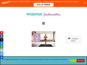 'widemat.com' screenshot