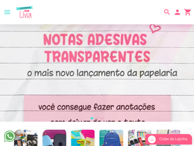 'lojinhadalivia.com.br' screenshot