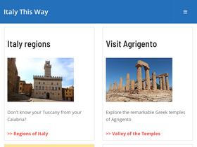 'italythisway.com' screenshot